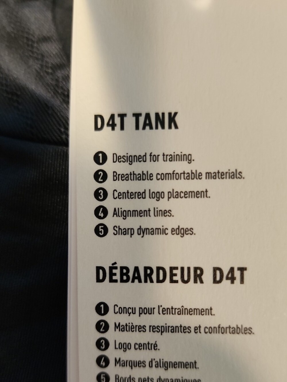 adidas Men's Black Training D4T INT. Tank Size XS - Picture 4 of 4
